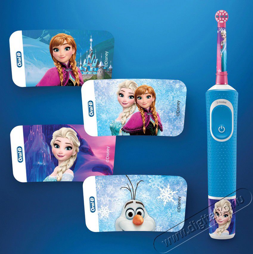 BRAUN Oral-B D100 Vitality Kids Frozen elektromos fogkefe Szépségápolás / Egészség - Száj / fog ápolás - Elektromos fogkefe - 361696