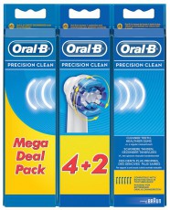 BRAUN Oral-B EB20-6 6 db Precision Clean pótfej Szépségápolás / Egészség - Száj / fog ápolás - Kiegészítő - 361700