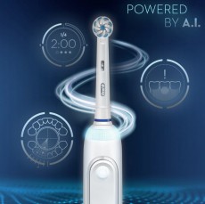 BRAUN Oral-B Genius X Sensi fejjel premium elektromos fogkefe - fehér + pótfej tartóval Szépségápolás / Egészség - Száj / fog ápolás - Elektromos fogkefe - 361703