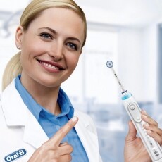 BRAUN Oral-B Genius X Sensi fejjel premium elektromos fogkefe - fehér + pótfej tartóval Szépségápolás / Egészség - Száj / fog ápolás - Elektromos fogkefe - 361703