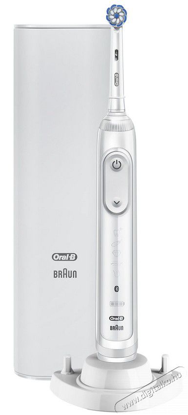 BRAUN Oral-B Genius X Sensi fejjel premium elektromos fogkefe - fehér + pótfej tartóval Szépségápolás / Egészség - Száj / fog ápolás - Elektromos fogkefe - 361703