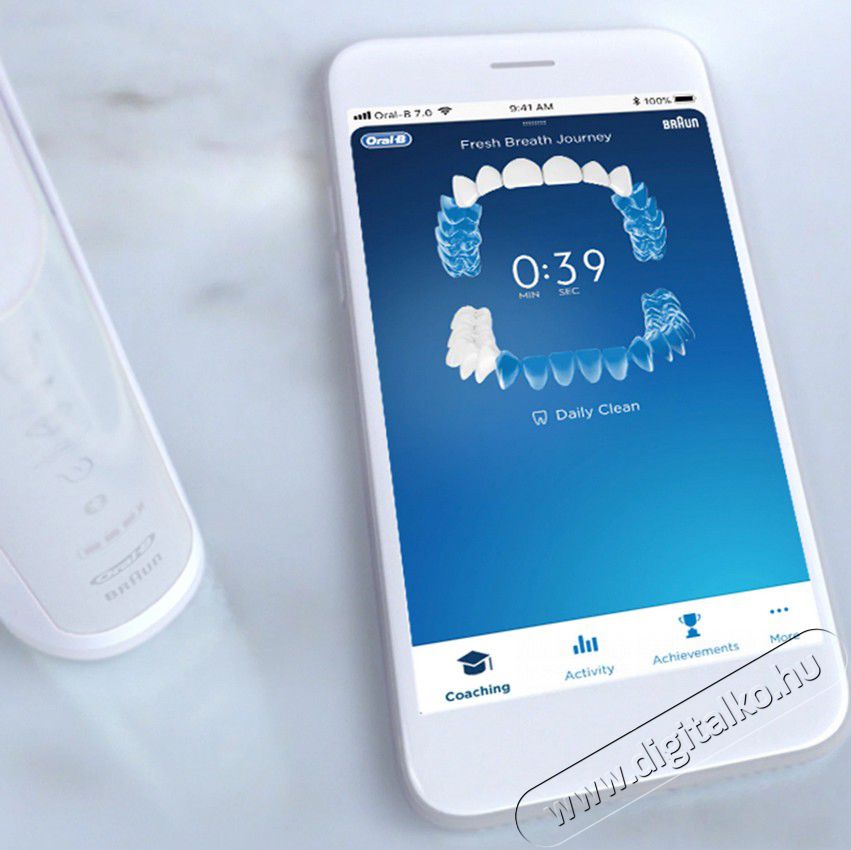 BRAUN Oral-B Genius X Sensi fejjel premium elektromos fogkefe - fehér + pótfej tartóval Szépségápolás / Egészség - Száj / fog ápolás - Elektromos fogkefe - 361703