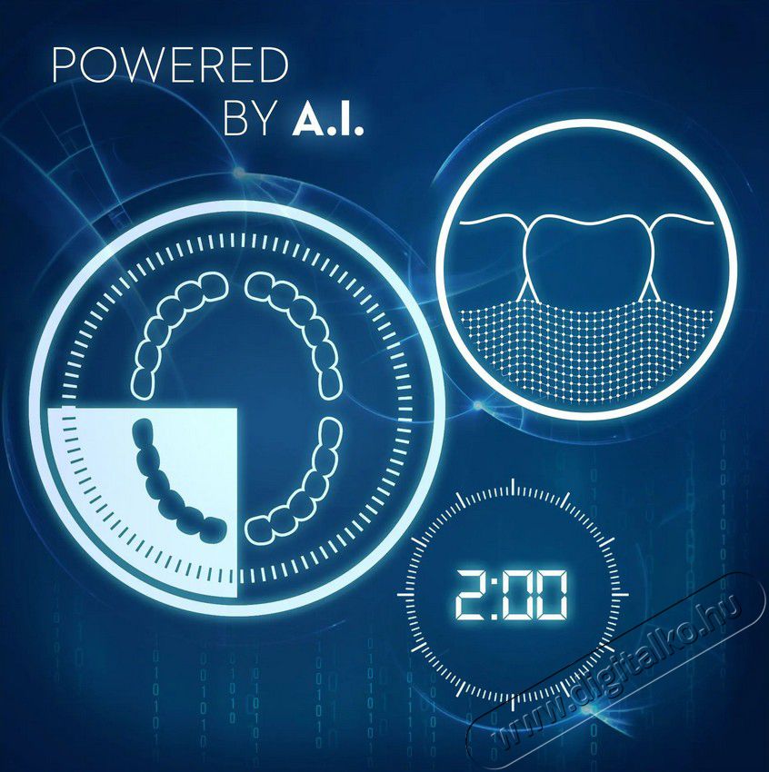 BRAUN Oral-B Genius X CA fejjel premium elektromos fogkefe - szürke + pótfej tartóval Szépségápolás / Egészség - Száj / fog ápolás - Elektromos fogkefe - 361705