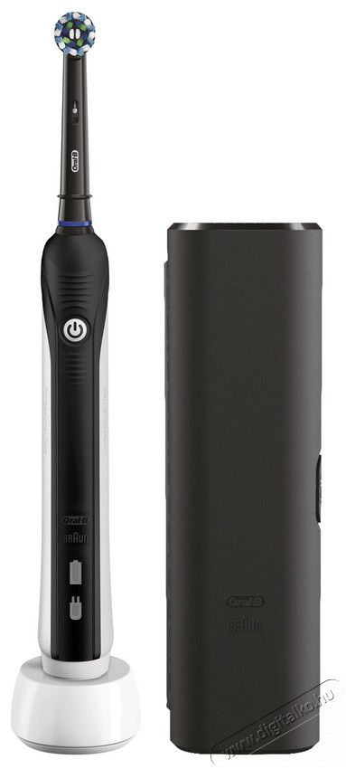 BRAUN Oral-B PRO 2 2500 fekete Cross Action elektromos fogkefe fejjel Szépségápolás / Egészség - Száj / fog ápolás - Elektromos fogkefe - 361707