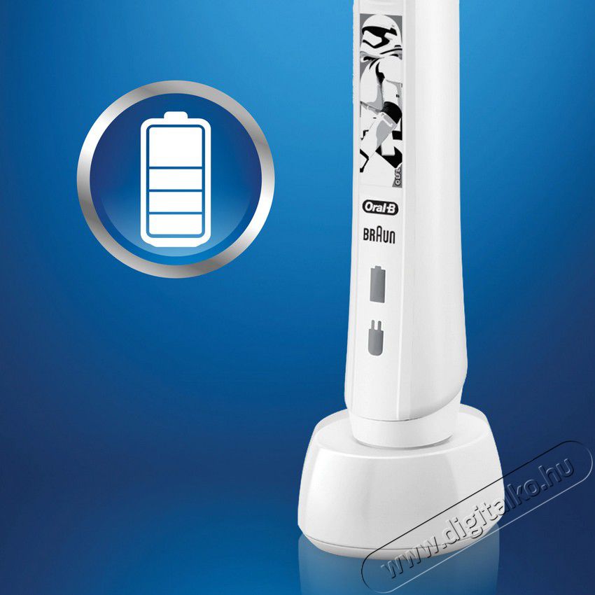 BRAUN Oral-B PRO 2 Junior Sensi fejjel Star Wars elektromos fogkefe Szépségápolás / Egészség - Száj / fog ápolás - Elektromos fogkefe - 361708