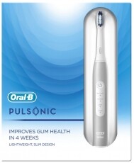 BRAUN Oral-B Pulsonic Slim Luxe 4200 (10PO010266) Platinum elektromos fogkefe Szépségápolás / Egészség - Száj / fog ápolás - Elektromos fogkefe - 361711