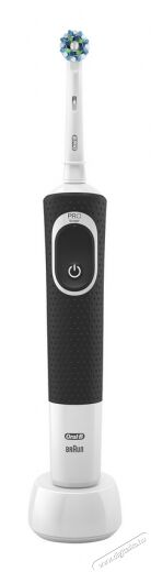 BRAUN Oral-B D100 Vitality fekete elektromos fogkefe Cross Action fejjel Szépségápolás / Egészség - Száj / fog ápolás - Elektromos fogkefe - 342695