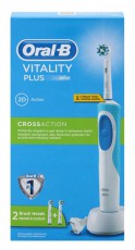 BRAUN Oral-B D12.523 Vitality Plus elektromos fogkefe CrossAction 1+1 fejjel (10PO010112) Szépségápolás / Egészség - Száj / fog ápolás - Elektromos fogkefe - 331570