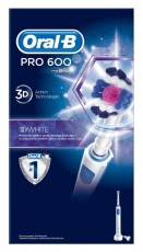 BRAUN Oral-B Pro600 3DW elektromos fogkefe Szépségápolás / Egészség - Száj / fog ápolás - Elektromos fogkefe - 314765
