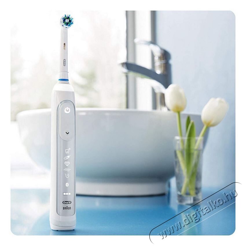 BRAUN Oral-B Pro 10000 fehér elektromos fogkefe Sensi fejjel Szépségápolás / Egészség - Száj / fog ápolás - Elektromos fogkefe - 342705