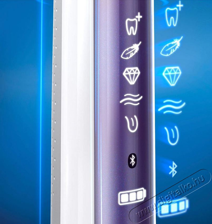 BRAUN Oral-B Pro 10000 orchidea lila elektromos fogkefe Sensi fejjel Újdonságok - Új termékek - 342707