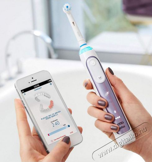 BRAUN Oral-B Pro 10000 orchidea lila elektromos fogkefe Sensi fejjel Újdonságok - Új termékek - 342707
