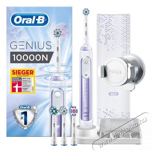 BRAUN Oral-B Pro 10000 orchidea lila elektromos fogkefe Sensi fejjel Újdonságok - Új termékek - 342707
