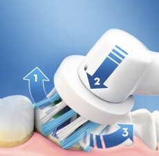 BRAUN Oral-B Pro 750 (2018) elektromos fogkefe Cross Action fejjel + úti tok Szépségápolás / Egészség - Száj / fog ápolás - Elektromos fogkefe - 342710