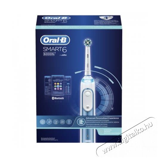 BRAUN Oral-B Smart 6 (2018) elektromos fogkefe Cross Action fejjel Újdonságok - Új termékek - 342715