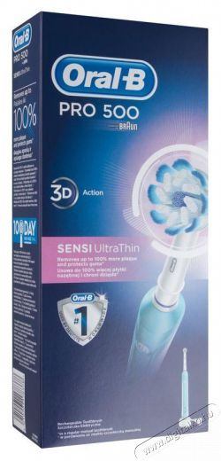 BRAUN Oral-B Pro 500 Sensitive elektromos fogkefe Szépségápolás / Egészség - Száj / fog ápolás - Elektromos fogkefe - 327105