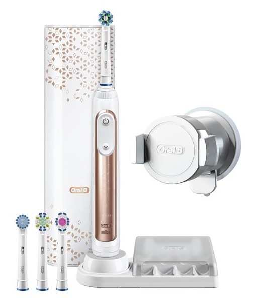 BRAUN Pro 9000 Cross Action elektromos fogkefe fejjel - rozéarany Szépségápolás / Egészség - Száj / fog ápolás - Elektromos fogkefe - 326139