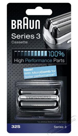 BRAUN S3-32S borotvafej Szépségápolás / Egészség - Szőrtelenítő / borotva - Férfi szőrtelenítő kiegészítő - 302970