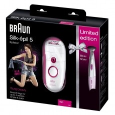 BRAUN SE5185 epilátor + FG1100 bikini trimmer Szépségápolás / Egészség - Szőrtelenítő / borotva - Női szőrtelenítő - 289887