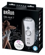 BRAUN SE7-561 epilátor bikinivonal formázóval Szépségápolás / Egészség - Szőrtelenítő / borotva - Női szőrtelenítő - 319408