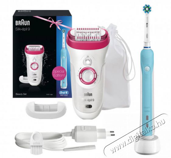 BRAUN SE9521 + 500D16 EPILÁTOR + FOGKEFE Újdonságok - Új termékek - 345525