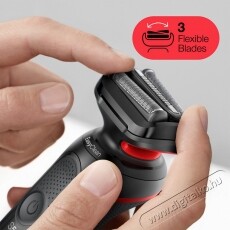 BRAUN Series 5 50-R1000s Wet&Dry BOROTVA - piros Sz&eacute;ps&eacute;g&aacute;pol&aacute;s / Eg&eacute;szs&eacute;g - Szőrtelen&iacute;tő / borotva - F&eacute;rfi borotva - 363968