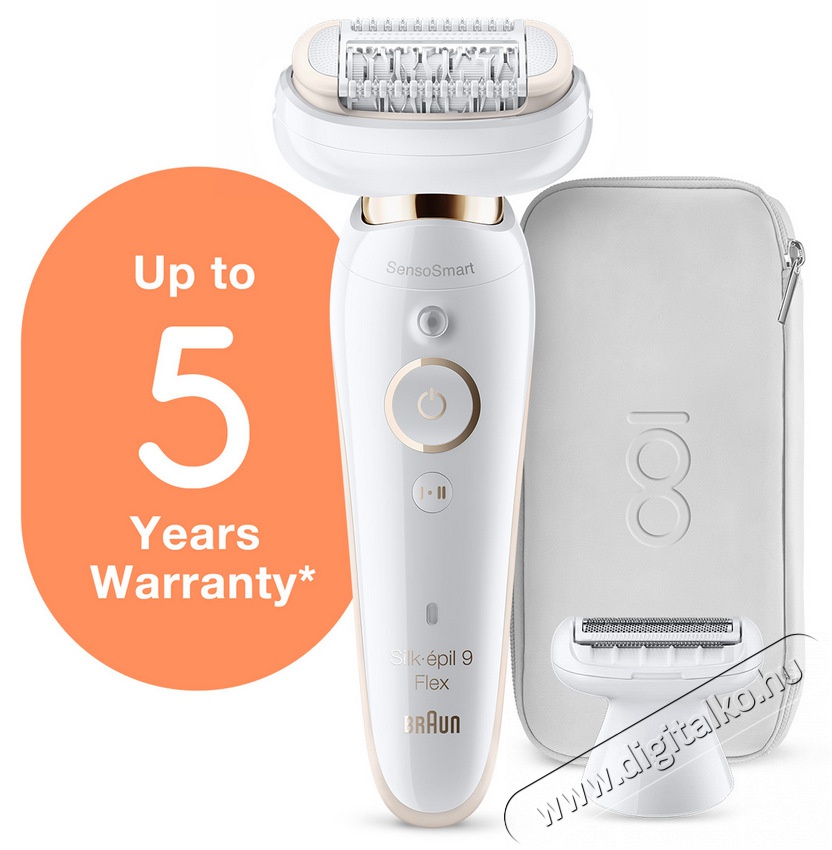 BRAUN Silk-épil 9 Flex Wet&Dry epilátor - design kiadás Szépségápolás / Egészség - Szőrtelenítő / borotva - Női szőrtelenítő - 363947