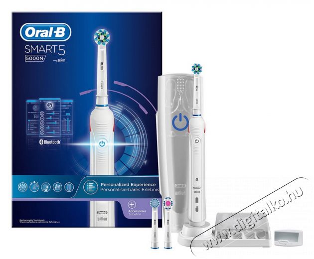 BRAUN SMART 5 5000N Cross Action elektromos fogkefe (10PO010180) Szépségápolás / Egészség - Száj / fog ápolás - Elektromos fogkefe - 326142