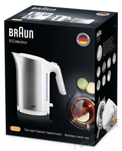 BRAUN WK5100 WK ID Breakfast vízforraló - fehér Konyhai termékek - Vízforraló / teafőző - 353762