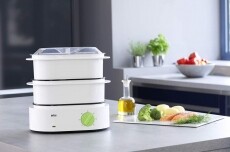 BRAUN FS3000 ételpároló - fehér Konyhai termékek - Konyhai kisgép (sütés / főzés / hűtés / ételkészítés) - Pároló - 353746