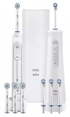 BRAUN Oral-B AquaCare6 Pro Expert fogkefe + Genius X/fehér/elektromos szájzuhany Újdonságok - Új termékek - 361694