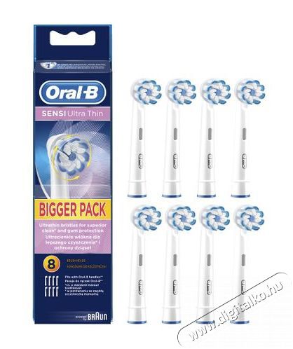 BRAUN Oral-B EB60-8 Sensi pótfej 8 db Szépségápolás / Egészség - Száj / fog ápolás - Kiegészítő