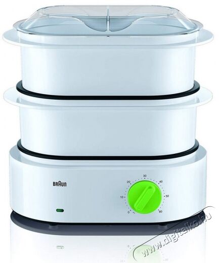 BRAUN FS3000 ételpároló - fehér Konyhai termékek - Konyhai kisgép (sütés / főzés / hűtés / ételkészítés) - Pároló - 353746