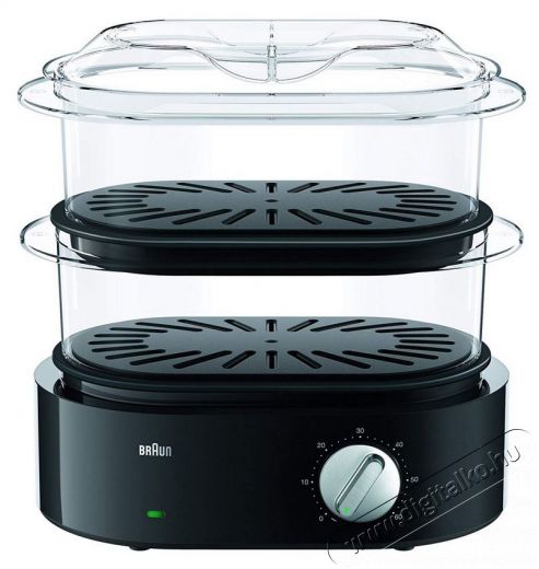 BRAUN FS5100 BK ételpároló Konyhai termékek - Konyhai kisgép (sütés / főzés / hűtés / ételkészítés) - Pároló - 353747
