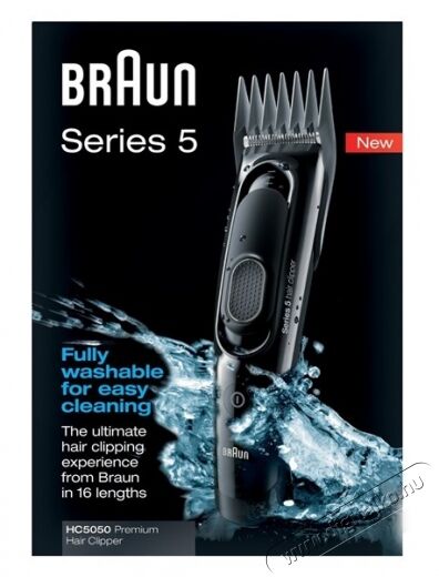 BRAUN HC5050 074281 hajnyíró Szépségápolás / Egészség - Hajápolás - Haj / szakáll vágó, nyíró - 303002