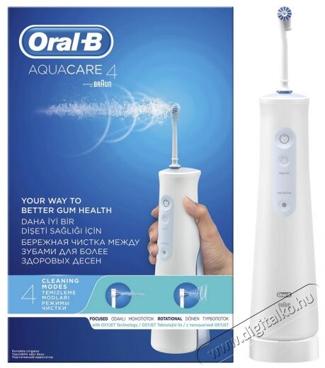 BRAUN Oral-B AquaCare 4 vezeték nélküli szájzuhany Szépségápolás / Egészség - Száj / fog ápolás - Szájzuhany - 361693