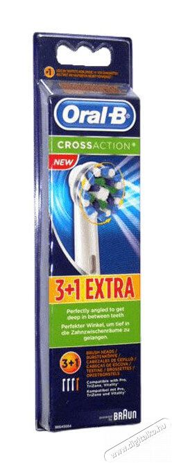 BRAUN Oral-B EB50BK-4 Cross Action pótfej 4 db Szépségápolás / Egészség - Száj / fog ápolás - Kiegészítő - 342701