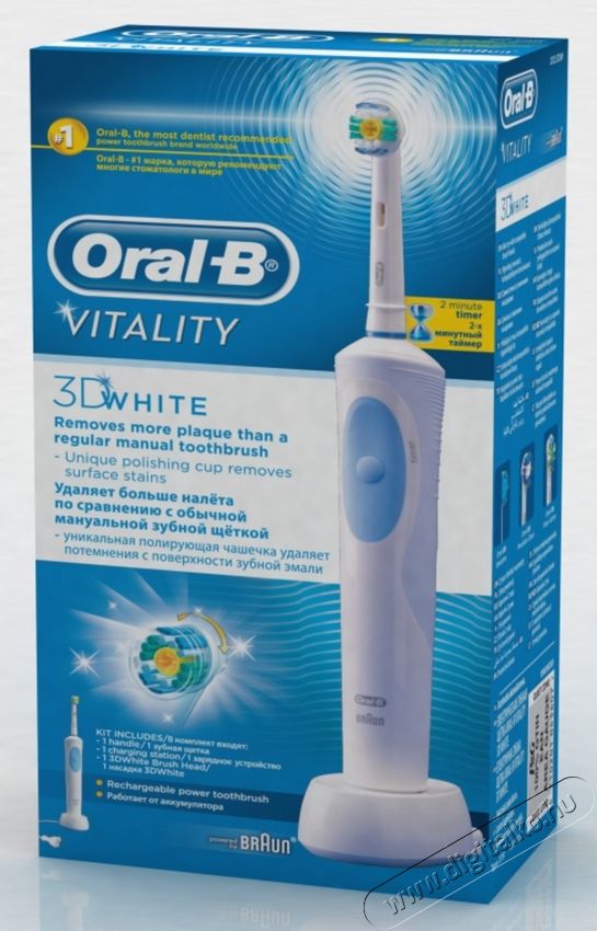 BRAUN Oral-B Vitality D12.013 3DW elektromos fogkefe Szépségápolás / Egészség - Száj / fog ápolás - Elektromos fogkefe - 290218
