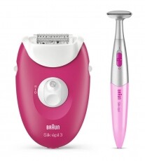 BRAUN SE3420 Silk-épil 3 epilátor bikinivonal formázóval- rózsaszín Szépségápolás / Egészség - Szőrtelenítő / borotva - Női szőrtelenítő - 345523