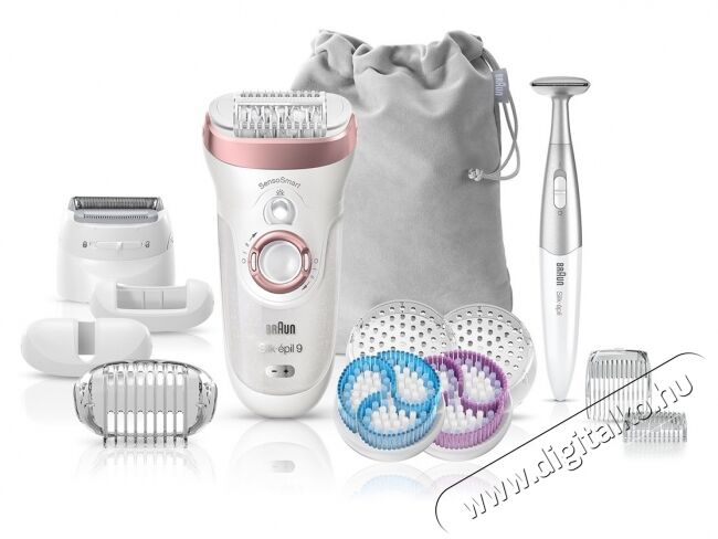 BRAUN SES9980 Silk-épil 9 SkinSpa SensoSmart epilátor szett Szépségápolás / Egészség - Szőrtelenítő / borotva - Női szőrtelenítő - 345539