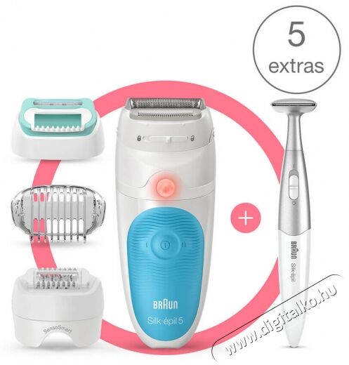 BRAUN Silk-épil SES5-810 epilátor Szépségápolás / Egészség - Szőrtelenítő / borotva - Női szőrtelenítő - 364116