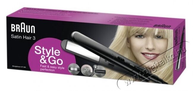 BRAUN ST300 hajvasaló Szépségápolás / Egészség - Hajápolás - Hajvasaló / egyenesítő - 303001