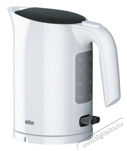 BRAUN WK3000 WH Purease vízforraló - fehér Konyhai termékek - Vízforraló / teafőző - 353760