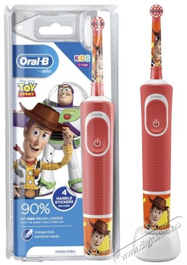 BRAUN Oral-B D100 Vitality Kids Toy Story elektromos fogkefe Sz&eacute;ps&eacute;g&aacute;pol&aacute;s / Eg&eacute;szs&eacute;g - Sz&aacute;j / fog &aacute;pol&aacute;s - Elektromos fogkefe - 361699