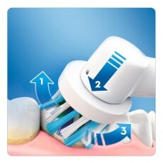 BRAUN Oral-B D100 Vitality fehér elektromos fogkefe Cross Action fejjel Szépségápolás / Egészség - Száj / fog ápolás - Elektromos fogkefe - 342694