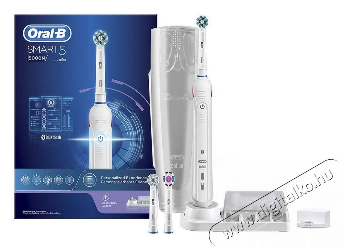 BRAUN Oral-B Smart 5 5000N (2018) (10PO010198) elektromos fogkefe Cross Action fejjel Szépségápolás / Egészség - Száj / fog ápolás - Elektromos fogkefe - 342714