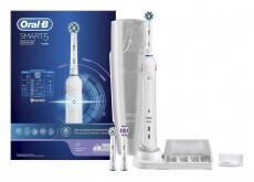 BRAUN Oral-B Smart 5 5000N (2018) (10PO010198) elektromos fogkefe Cross Action fejjel Szépségápolás / Egészség - Száj / fog ápolás - Elektromos fogkefe - 342714