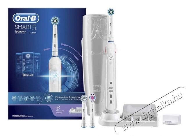 BRAUN Oral-B Smart 5 5000N (2018) (10PO010198) elektromos fogkefe Cross Action fejjel Szépségápolás / Egészség - Száj / fog ápolás - Elektromos fogkefe - 342714