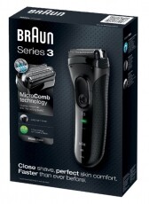 BRAUN S33020 borotva - fekete Szépségápolás / Egészség - Szőrtelenítő / borotva - Férfi borotva - 302963