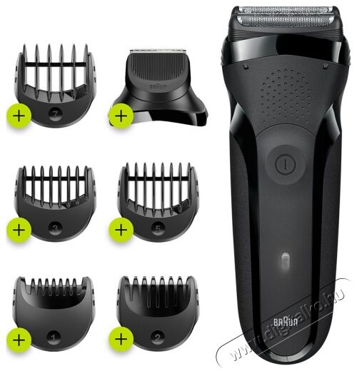 BRAUN 300BT borotva - fekete Szépségápolás / Egészség - Szőrtelenítő / borotva - Férfi borotva - 364329